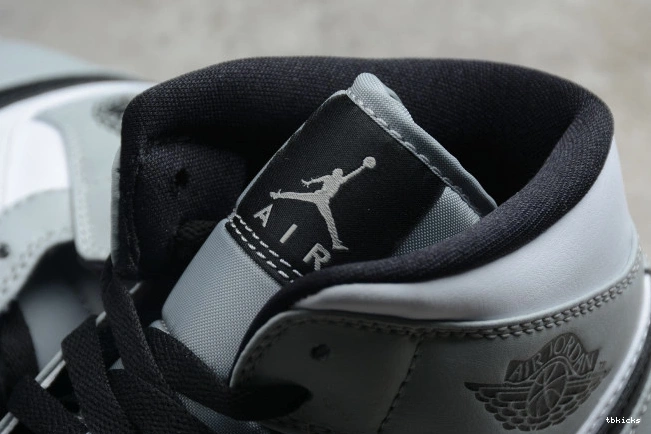 Rep TBK 554724-092 AIR 1 Jordan Mid Grey Light Smoke 0724
